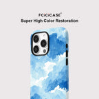 Capa Nuvens Azul para iPhone