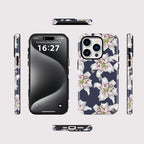 Capa Flores Dark para iPhone
