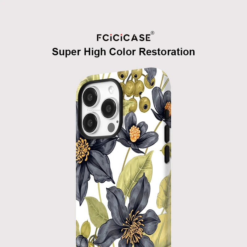 Capa Flores Verdes para iPhone