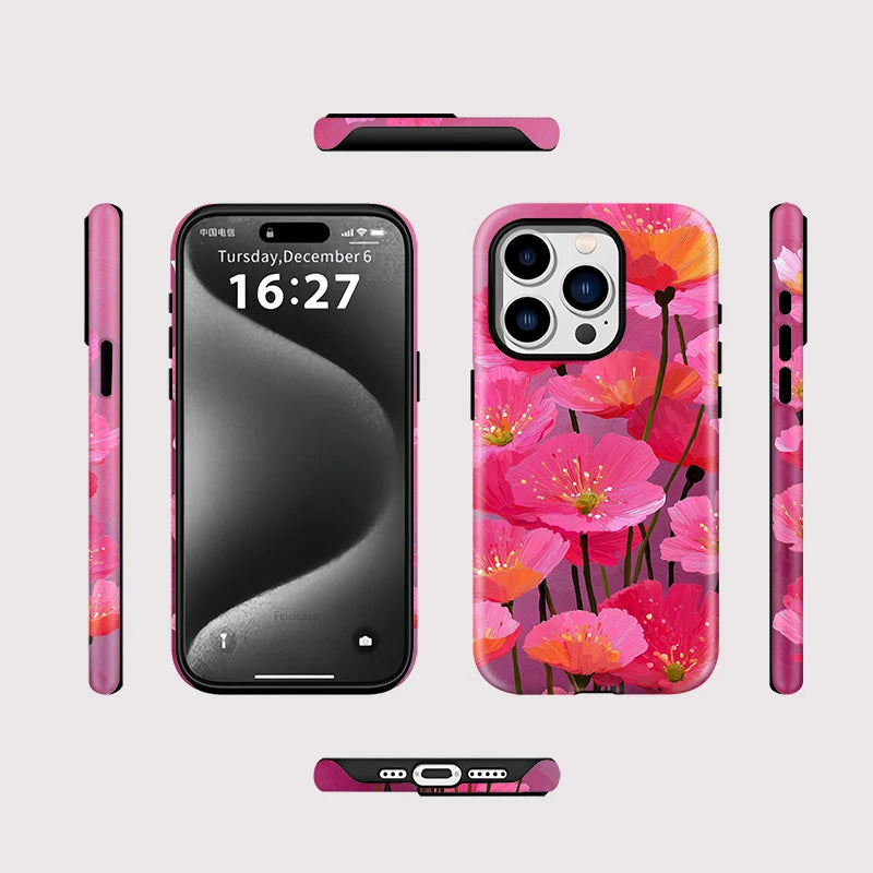 Capa Florido Rosa para iPhone
