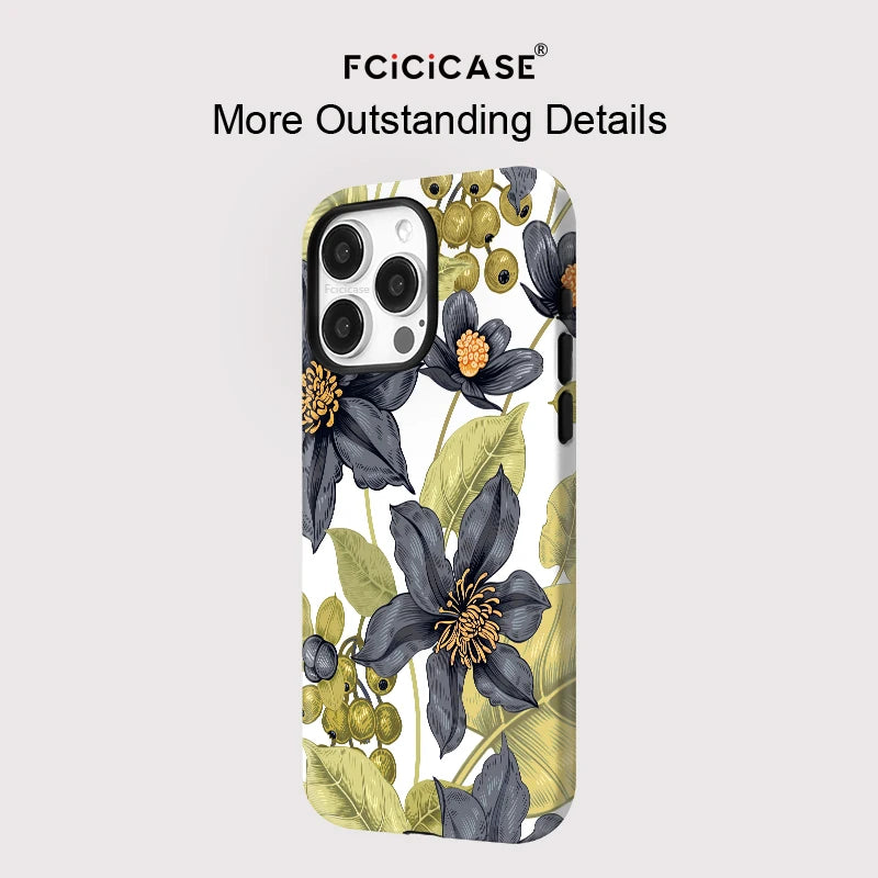 Capa Flores Verdes para iPhone