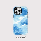 Capa Nuvens Azul para iPhone