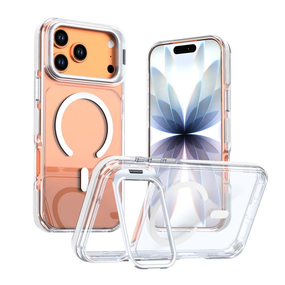 Capa Lindoia transparente com suporte para iPhone - imagem 4