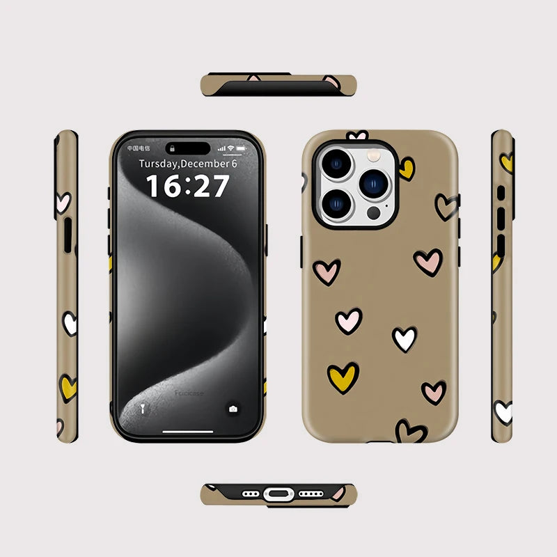 Capa Coração Love para iPhone