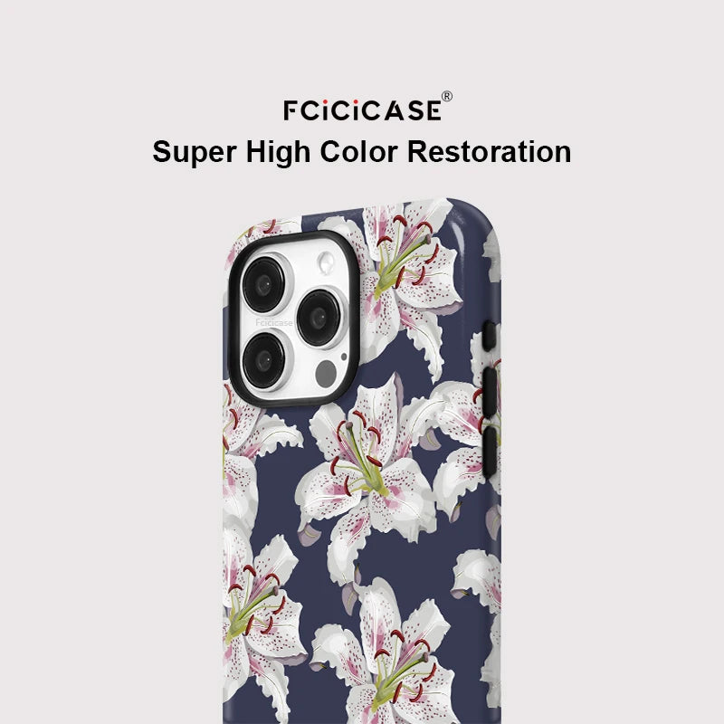Capa Flores Dark para iPhone