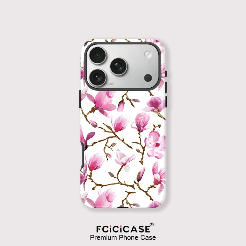 Capa Flores Rosadas para iPhone