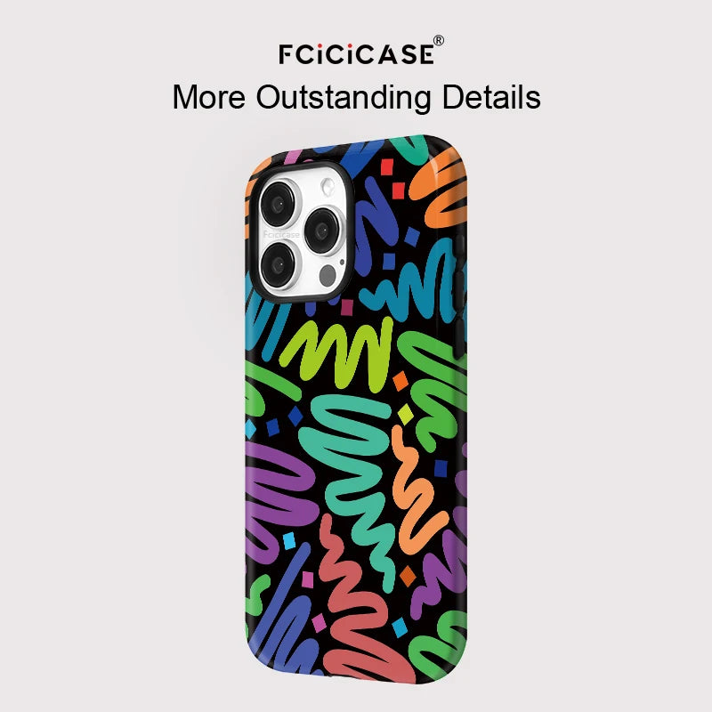 Capa Linhas Tortas para iPhone