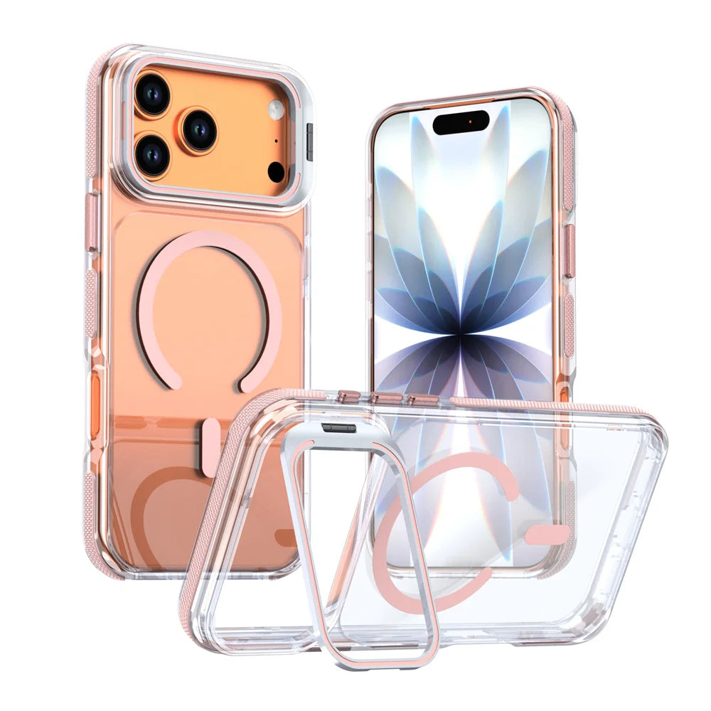 Capa Lindoia transparente com suporte para iPhone - imagem 3