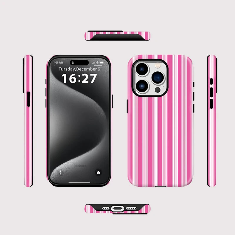 Capa Listras Fofas para iPhone