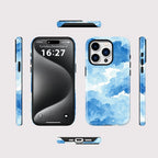 Capa Nuvens Azul para iPhone