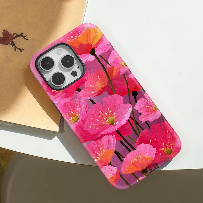 Capa Florido Rosa para iPhone