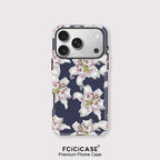 Capa Flores Dark para iPhone