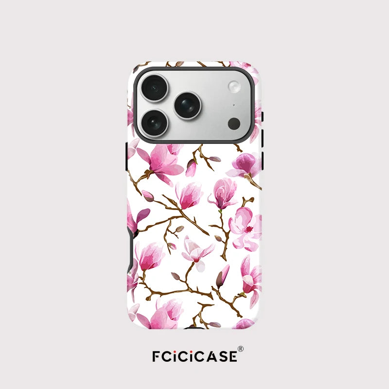 Capa Flores Rosadas para iPhone