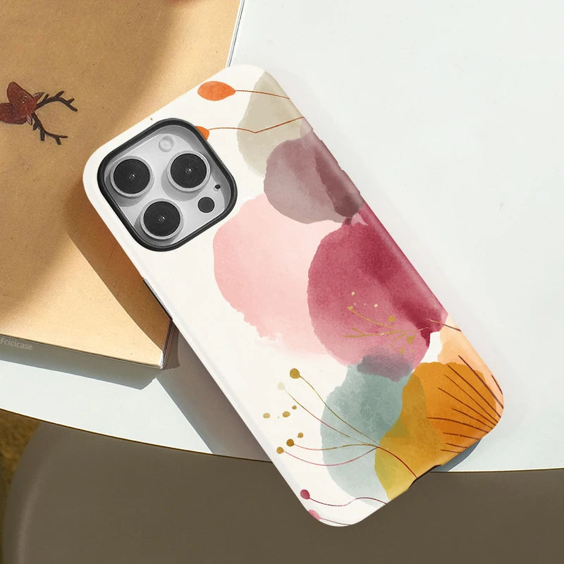Capa Flores Abstrata para iPhone