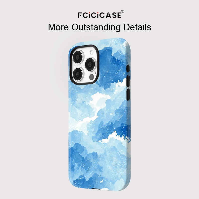 Capa Nuvens Azul para iPhone