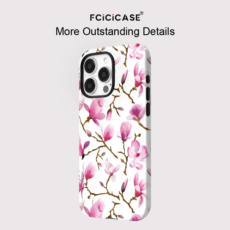 Capa Flores Rosadas para iPhone